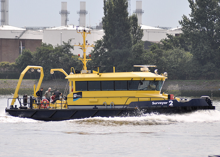 Photograph of the vessel rv Surveyor 2 pictured at Vlaardingen on 28th June 2011