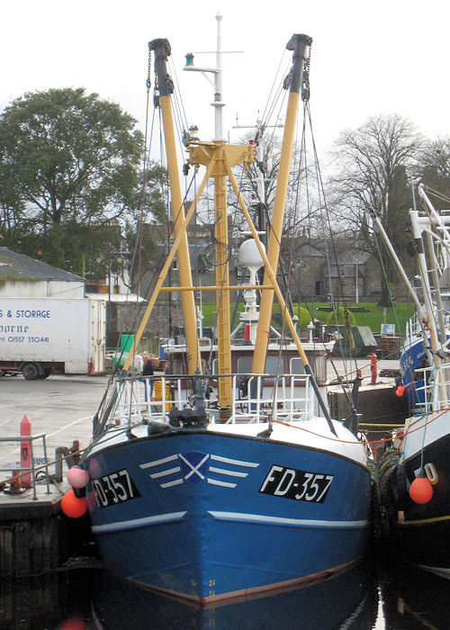 Photograph of the vessel fv Susan Bird pictured at Kirkcudbright on 7th November 2009