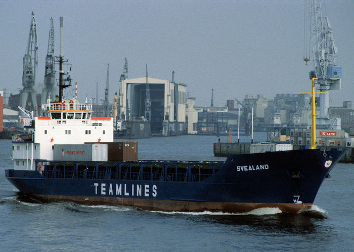  Svealand pictured departing Hamburg on 9th June 1997