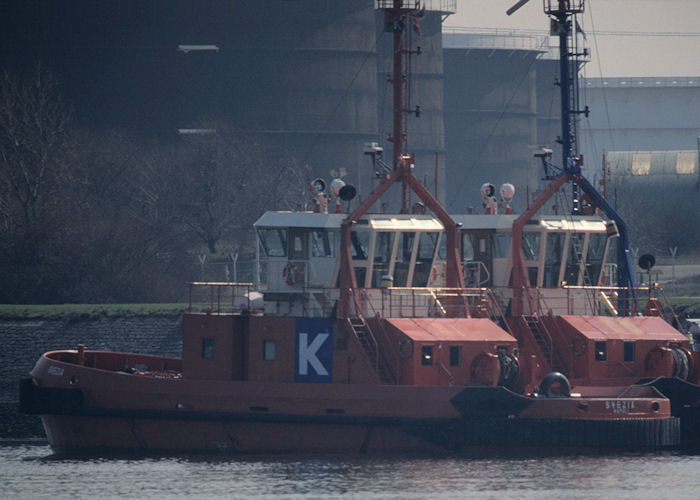 Photograph of the vessel  Svezia pictured in 4e Petroleumhaven, Europoort on 14th April 1996