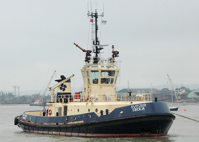 Photograph of the vessel  Svitzer Cecilia pictured at Gravesend on 22nd May 2010