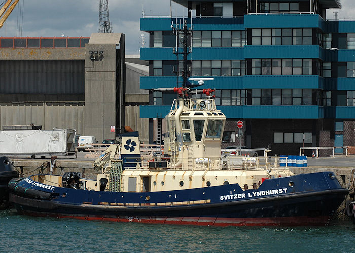 Photograph of the vessel  Svitzer Lyndhurst pictured at Southampton on 13th June 2009