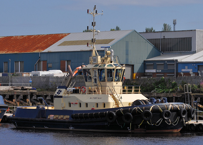 Photograph of the vessel  Svitzer Sun pictured at Hebburn on 26th August 2012