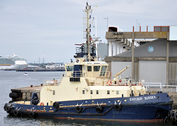 Photograph of the vessel  Svitzer Sussex pictured at Southampton on 6th August 2011