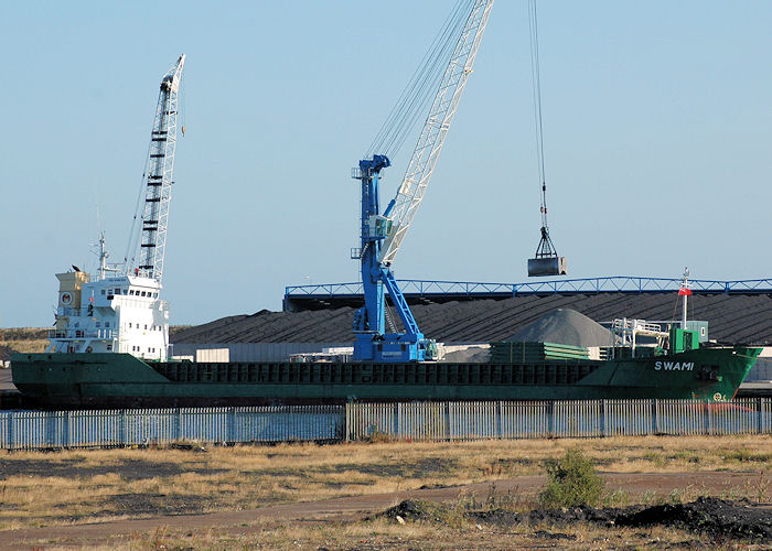 Photograph of the vessel  Swami pictured in Blyth on 26th September 2009