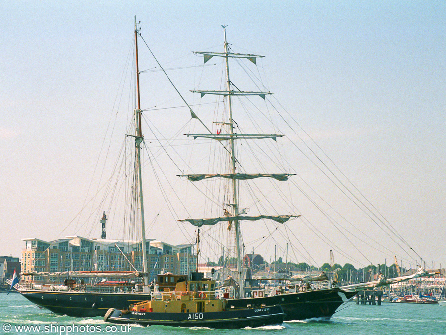 Photograph of the vessel  Swan fan Makkum pictured at the International Festival of the Sea, Portsmouth Naval Base on 24th August 2001