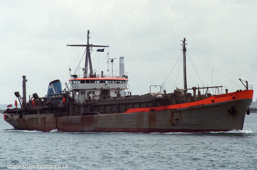 Photograph of the vessel  Swansea Bay pictured on Southampton Water on 30th April 1989