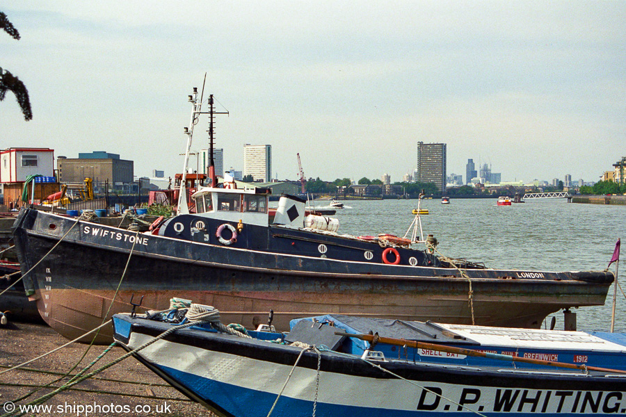 Photograph of the vessel  Swiftstone pictured at Greenwich on 1st May 2006