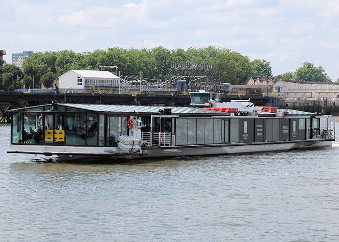 Photograph of the vessel  Symphony pictured in London on 14th June 2009