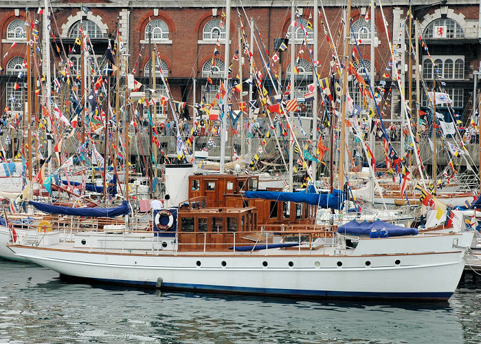 Photograph of the vessel  Tahilla pictured at the International Festival of the Sea, Portsmouth Naval Base on 3rd July 2005