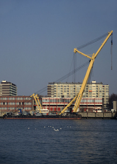 Photograph of the vessel  Taklift 3 pictured in Wiltonhaven, Rotterdam on 14th April 1996