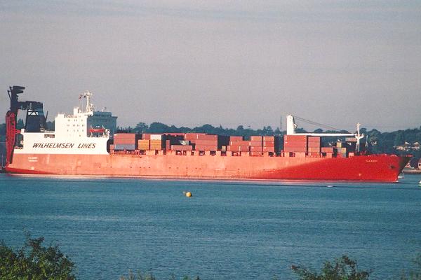 Photograph of the vessel  Talabot pictured arriving in Southampton on 20th July 2001