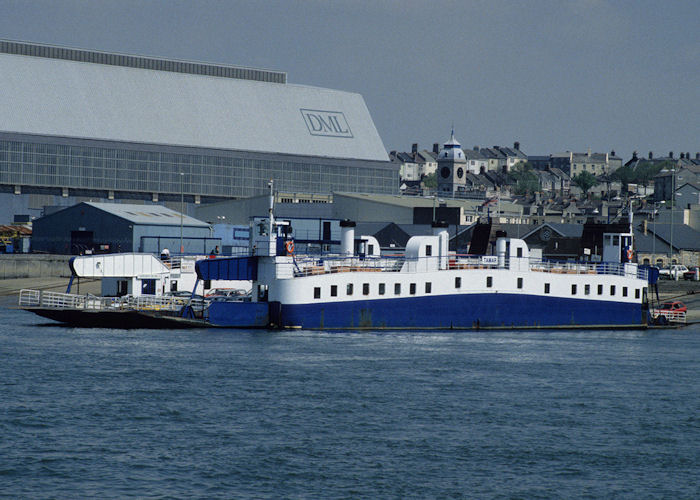 Photograph of the vessel  Tamar pictured on the River Tamar on 6th May 1996