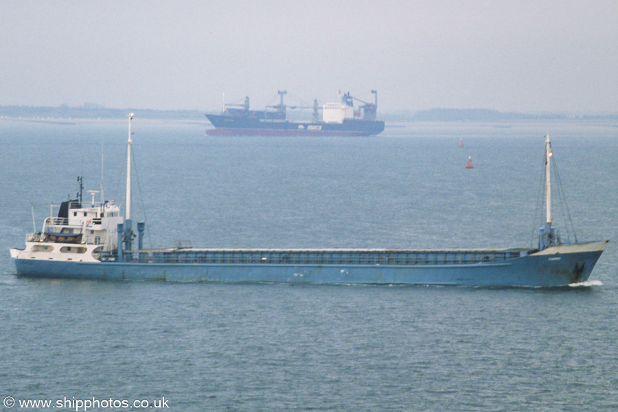 Photograph of the vessel  Tamara pictured on the Westerschelde passing Vlissingen on 22nd June 2002