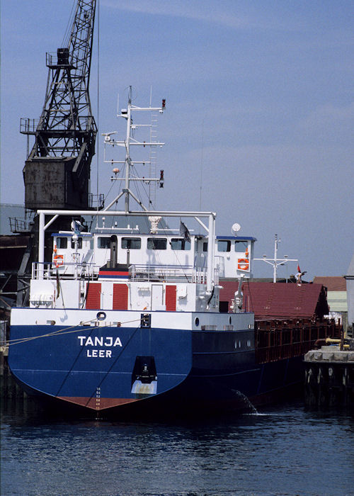 Photograph of the vessel  Tanja pictured in Southampton on 21st July 1996