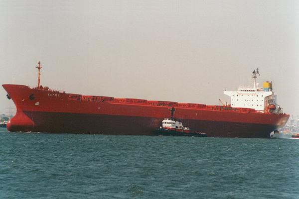  Tatry pictured departing Southampton on 25th July 1995