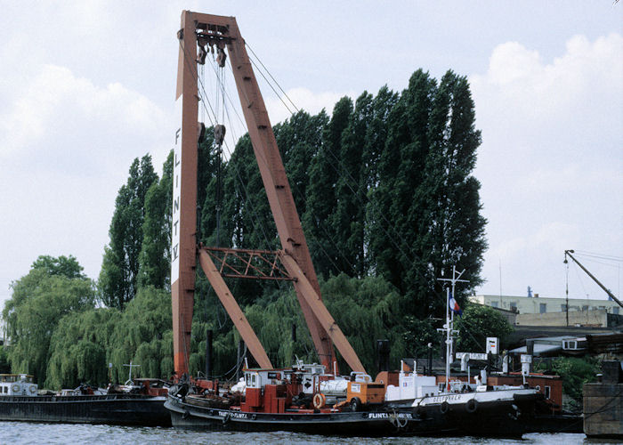 Photograph of the vessel  Taucher Flint V pictured at Hamburg on 27th May 1998