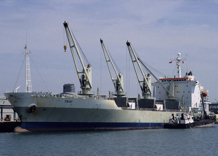 Photograph of the vessel  Tauu pictured at Southampton on 21st July 1996