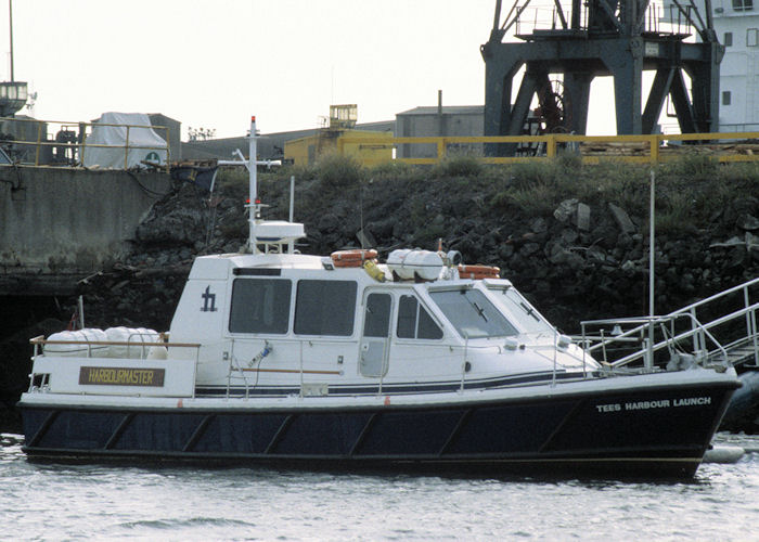 Photograph of the vessel pv Tees Harbour Launch pictured on the River Tees on 4th October 1997
