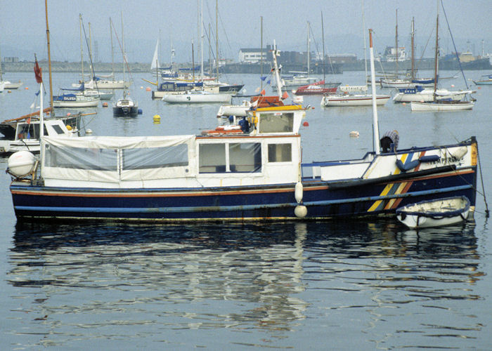 Photograph of the vessel  Temptress II pictured at Falmouth on 27th September 1997