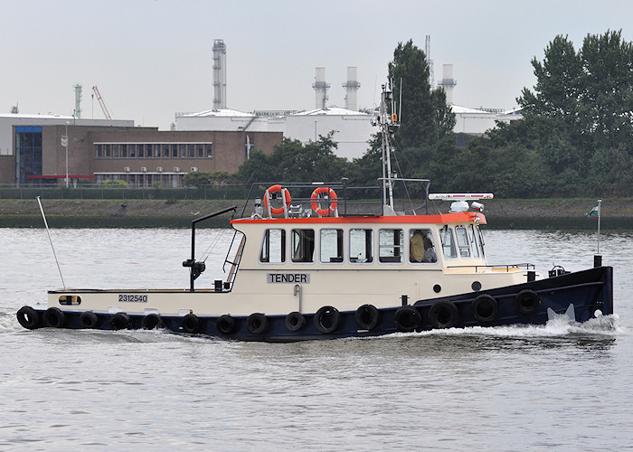 Photograph of the vessel  Tender pictured at Vlaardingen on 28th June 2011