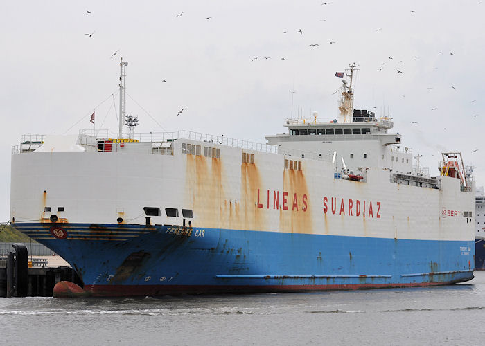 Photograph of the vessel  Tenerife Car pictured at North Shields on 23rd August 2013