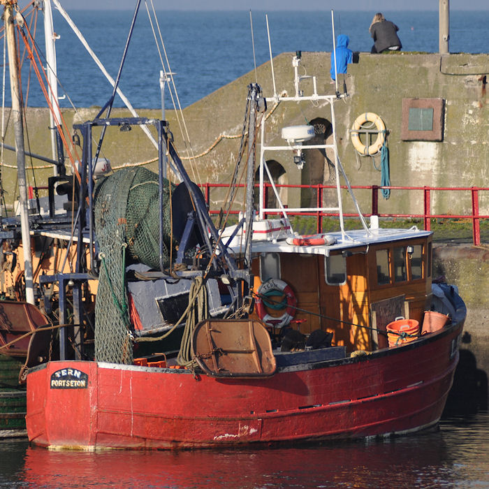 Photograph of the vessel fv Tern pictured at Port Seton on 6th November 2011