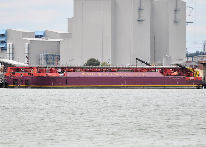 Photograph of the vessel  Terra Marique pictured at Marchwood on 20th July 2012