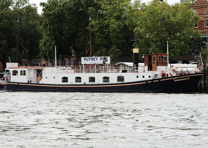 Photograph of the vessel  The Edwardian pictured in London on 6th August 2006