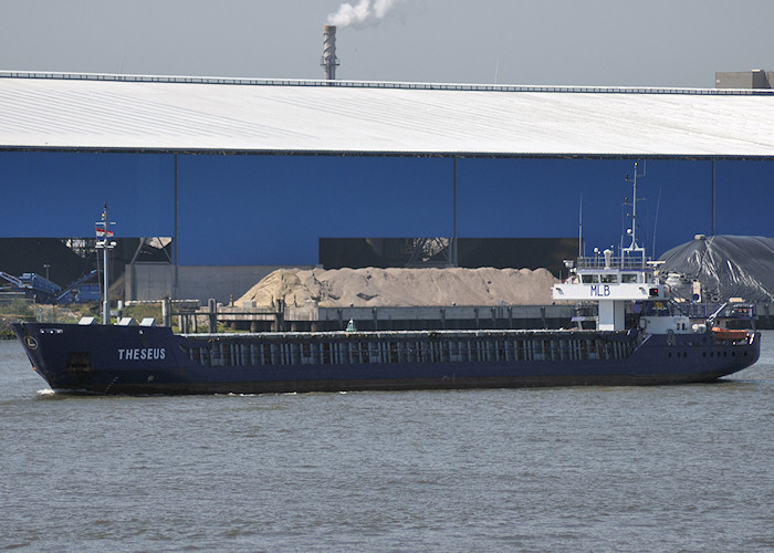 Photograph of the vessel  Theseus pictured passing Vlaardingen on 27th June 2011