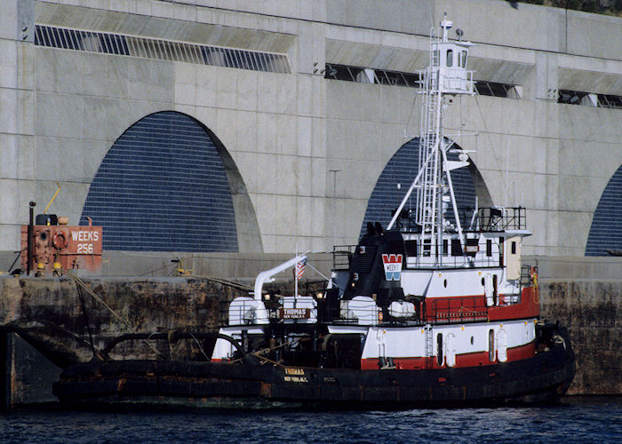Photograph of the vessel  Thomas pictured in New York on 18th September 1994