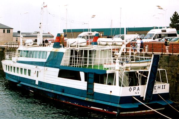 Photograph of the vessel  Thraki II pictured in Whitehaven on 23rd June 2001