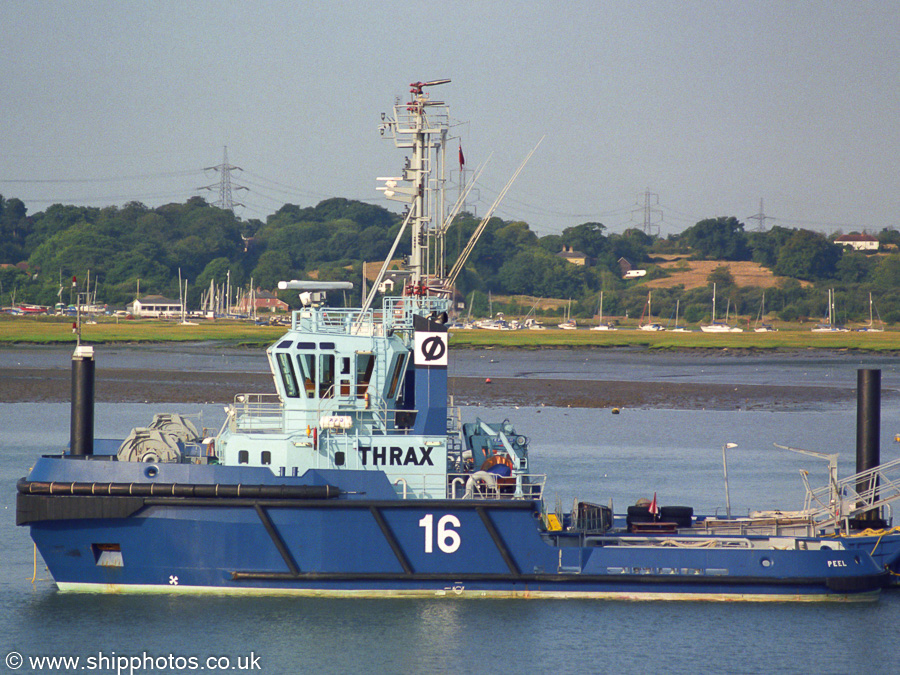 Photograph of the vessel  Thrax pictured at Fawley on 17th August 2003