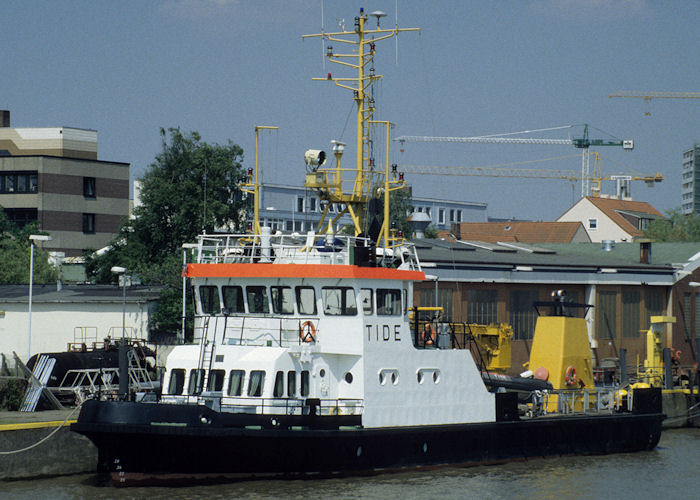 Photograph of the vessel rv Tide pictured at Bremerhaven on 6th June 1997