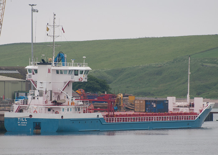 Photograph of the vessel  Till pictured at Montrose on 14th June 2014