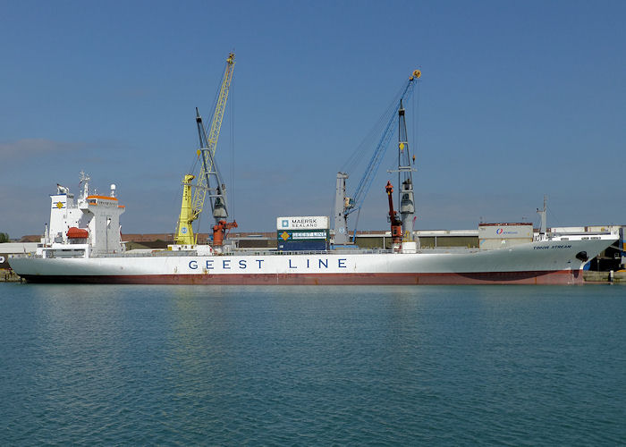 Photograph of the vessel  Timor Stream pictured at Portsmouth on 10th June 2013