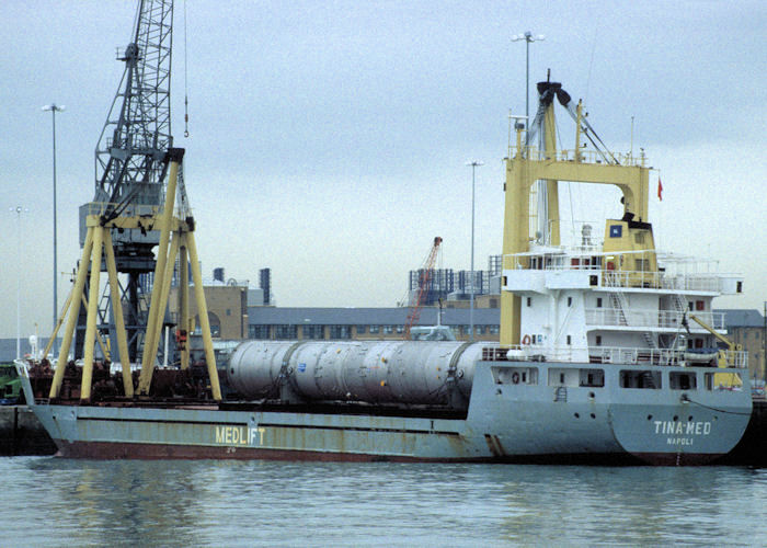  Tina Med pictured at Southampton on 21st January 1998