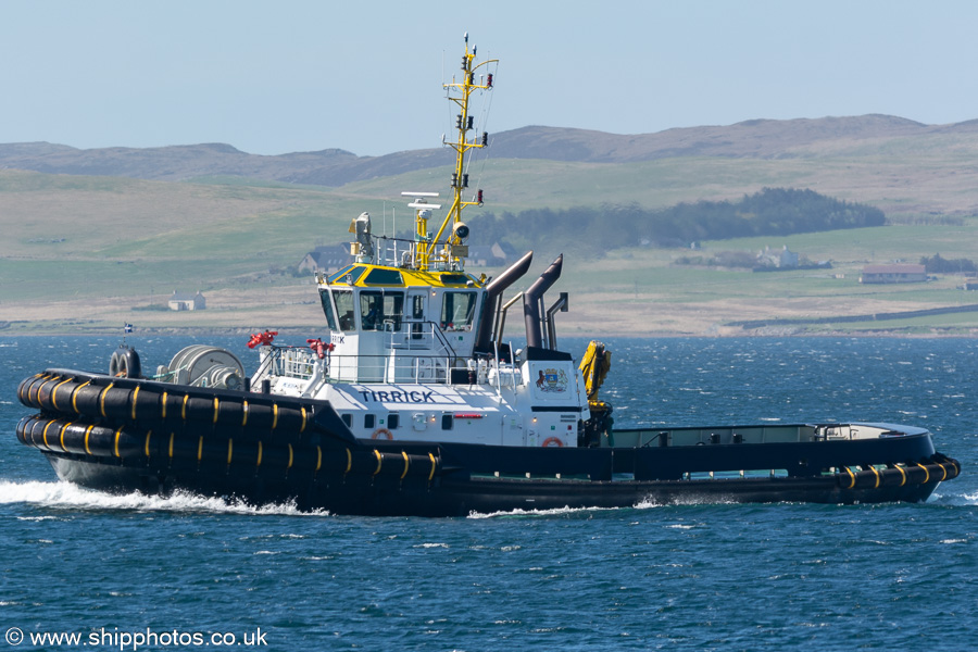 Photograph of the vessel  Tirrick pictured at Sella Ness on 16th May 2022