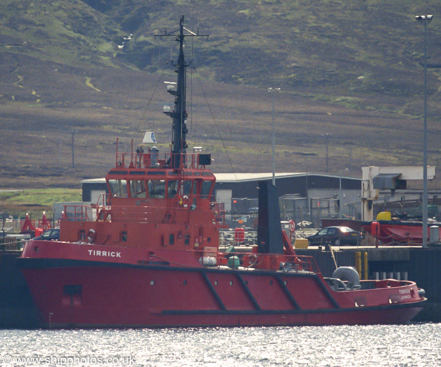 Photograph of the vessel  Tirrick pictured at Sella Ness on 11th May 2003