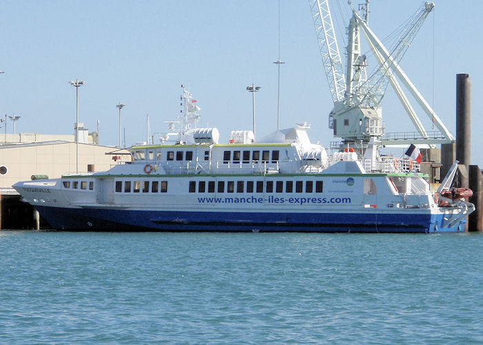 Photograph of the vessel  Tocqueville pictured in St. Peter Port on 19th June 2008