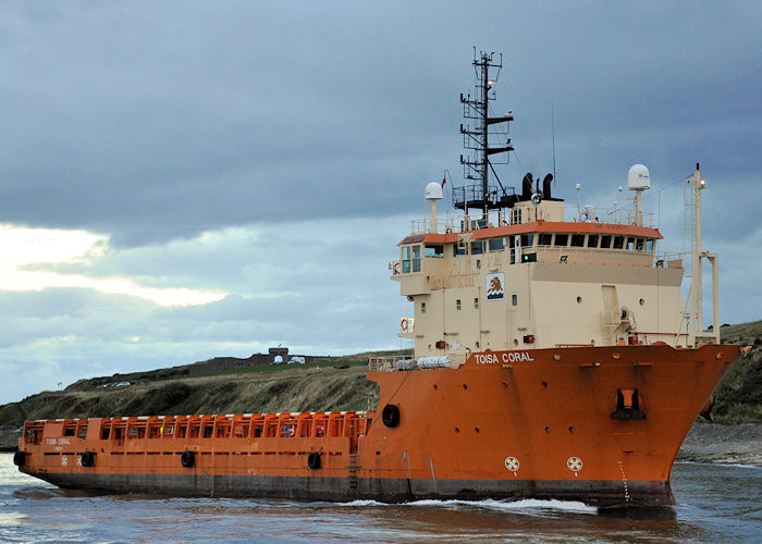  Toisa Coral pictured arriving at Aberdeen on 14th September 2013