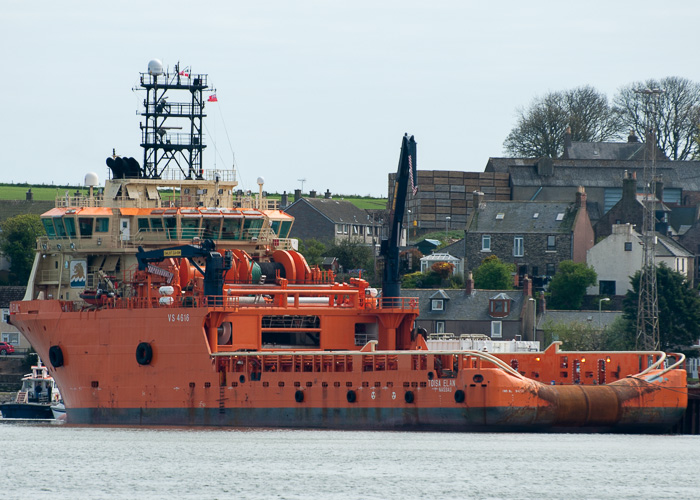 Photograph of the vessel  Toisa Elan pictured at Montrose on 3rd May 2014