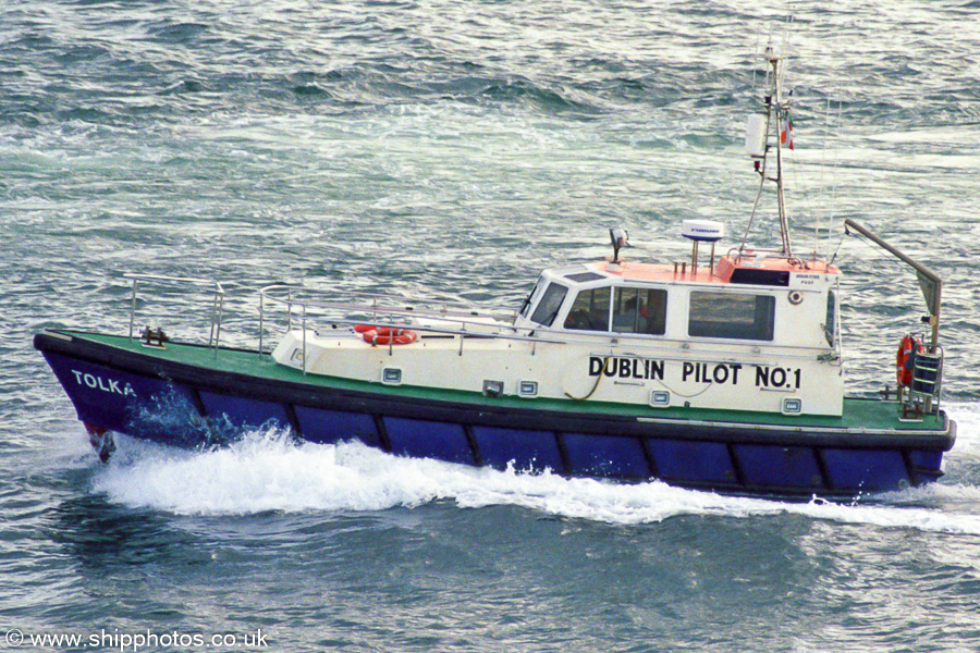 Photograph of the vessel pv Tolka pictured at Dublin on 15th August 2002
