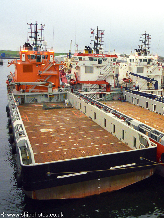 Photograph of the vessel  Torm Kestrel pictured at Aberdeen on 12th May 2003