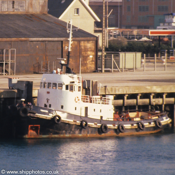 Photograph of the vessel  Toucan pictured at Cherbourg on 17th March 1990