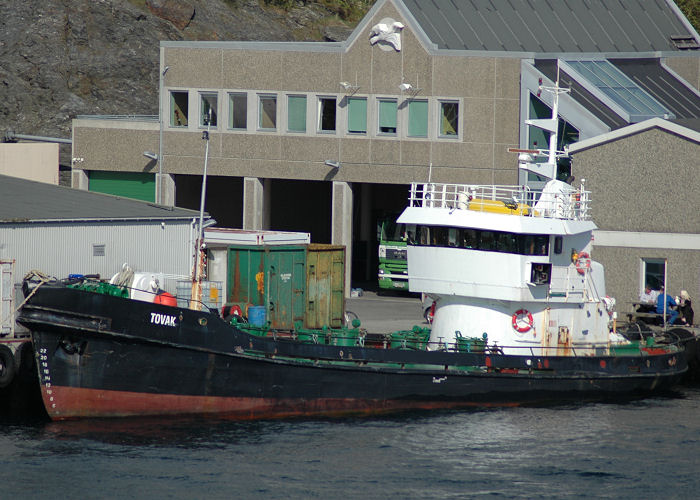 Photograph of the vessel  Tovak pictured at Stavanger on 12th May 2005