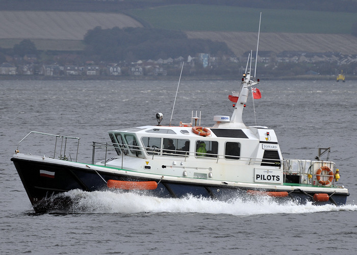 Photograph of the vessel pv Toward pictured passing Greenock on 27th September 2011