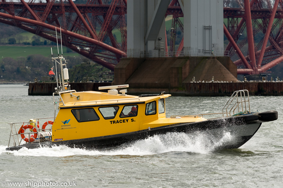 Photograph of the vessel  Tracey S pictured at North Queensferry on 16th April 2016