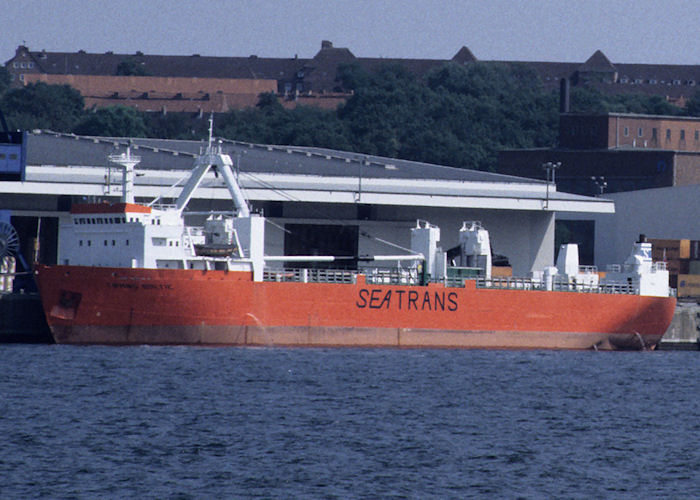 Photograph of the vessel  Trans Baltic pictured at Kiel on 22nd August 1995