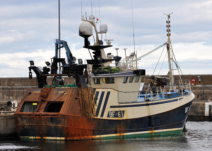 Photograph of the vessel fv Transcend pictured at Buckie on 6th May 2013